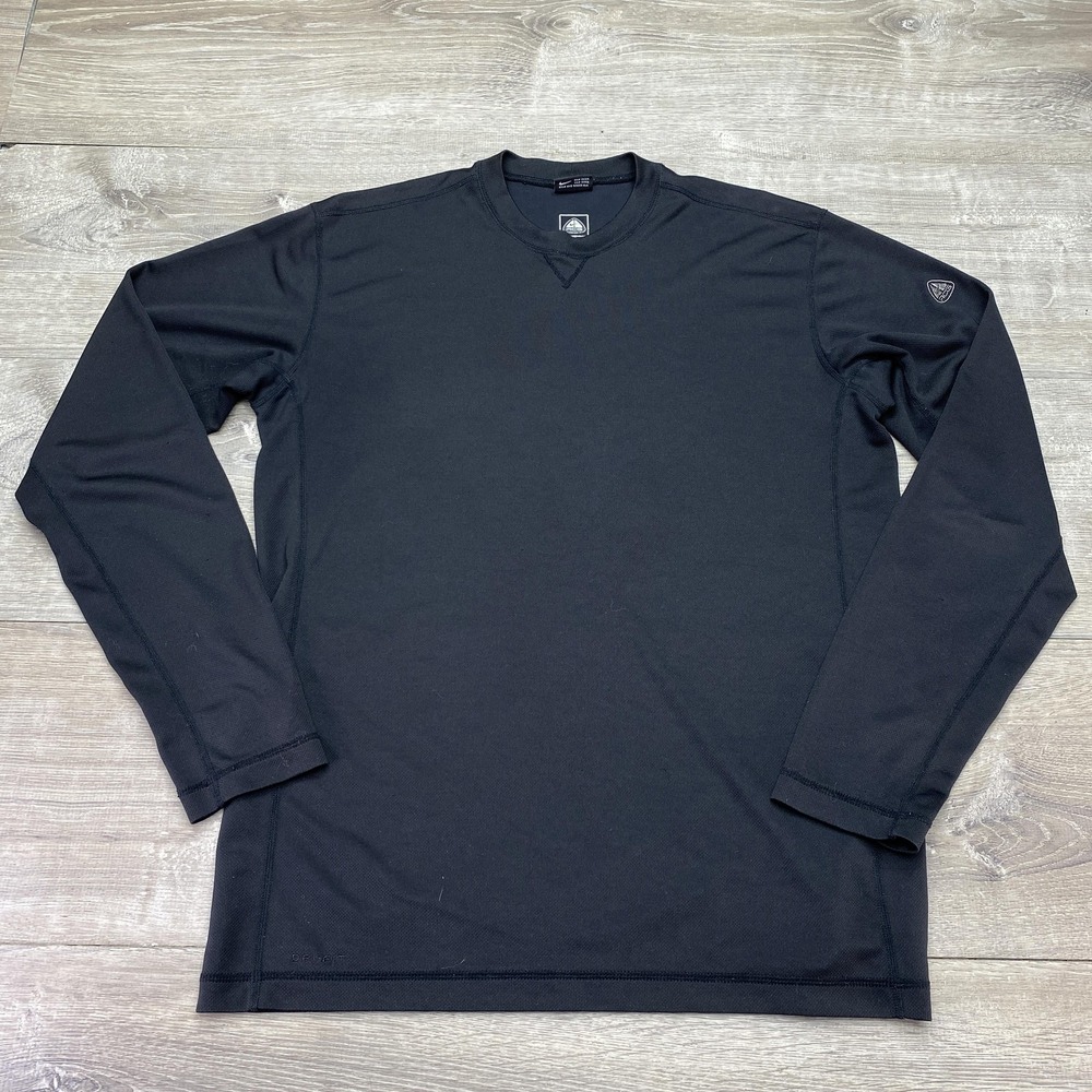 Nike ACG Shirt Mens Medium Black Long Sleeve Base Layer Hiking Performance Top
